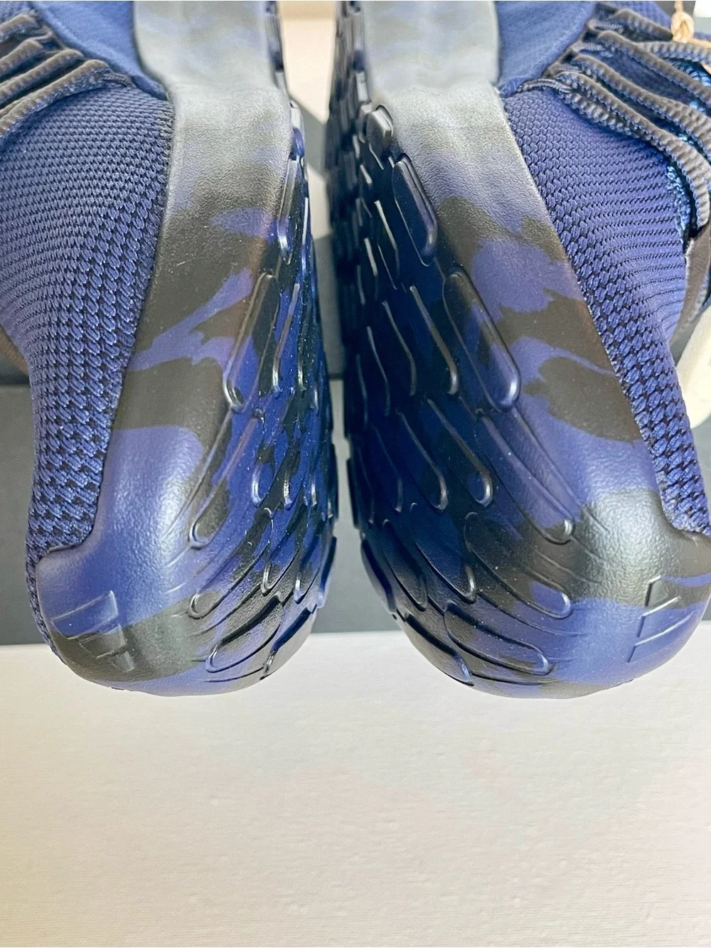 NIB ADIDAS MENS LITE RACER ADAPT 7.0 SERIES BLUE & BLACK SIZE 11 SLIP ON SNEAKER - Picture 8 of 10